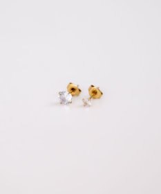 blancotokyo 【金属アレルギー対応】ジルコニアピアス MOONLIGHT