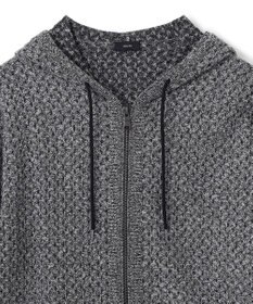 JOSEPH HOMME 【イージーケア】 ヴィスコースリンクス　ジップアップニットパーカー