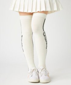 FILA GOLF／marie claire 【LOUDMOUTH】ロゴ入りニーハイソックス
