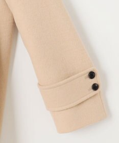 組曲 バイカラーダッフル ウールコート