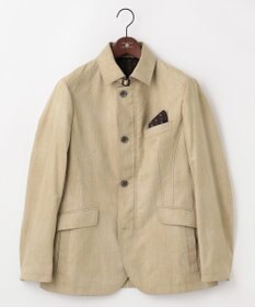 JOSEPH ABBOUD 【軽量/スウェードタッチ】ライトスウェードジャケット ベージュ系