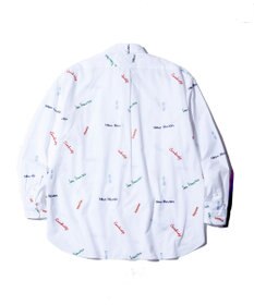 J.PRESS MEN 【J.PRESS ORIGINALS】EMBBAGGY B.D. SHIRT / BAGGY FIT