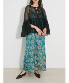 Green Parks ウ゛ィンテージフラワージャガードキャミワンピース