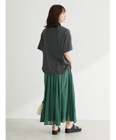 Green Parks インド綿　ふんわりボイルロングスカート