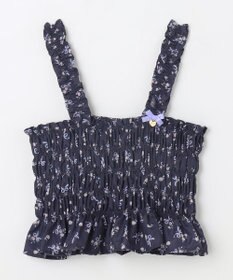 ANY KIDS フラワー×リボン ビスチェ付きTシャツ