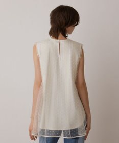 GRACE CONTINENTAL シアージャガードカットトップ