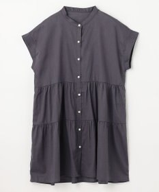 ANY 【洗濯機可能】シルキーソフトティアードブラウス