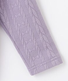 ANY KIDS ふくれ ジャガード カーディガン