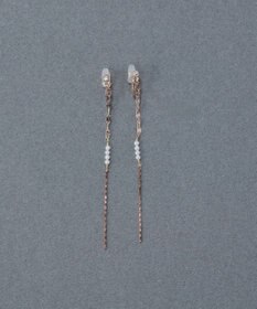 Phoebe 〈痛くないシリーズ/金属アレルギー対応〉ルミナスビジューライトフィットイヤリング 揺れる/パール