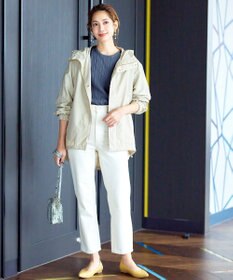 Tiaclasse 【洗える】袖ドッキングリブニットトップス