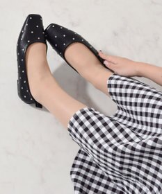 Bridget Birkin 【Bridget Birkin】ドットビジューフラットシューズ