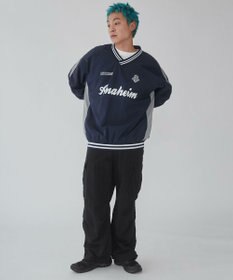 WEGO 【ユニセックス着用ITEM】ナイロングラフィックプルオーバー