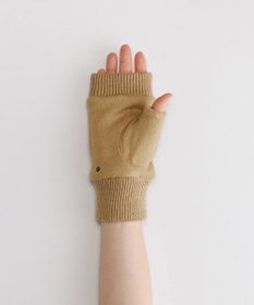 ORuKuBET おさんぽねこ刺繍フィンガーレスジャージグローブ(WOMEN)