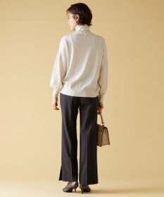 自由区 【洗える】T/R/Wストレッチストレート パンツ