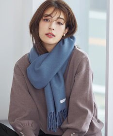 Tiaclasse 【洗える】リバーシブルデザイン大判マフラー