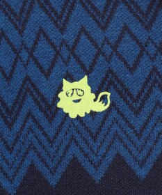 PW CIRCULUS 【手洗い可】【MEN】フェアアイルニットフーディ