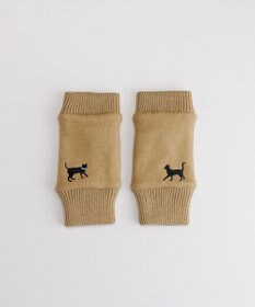ORuKuBET おさんぽねこ刺繍フィンガーレスジャージグローブ(WOMEN)