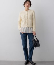 23区 【先行予約】ナチュラルコットンベア シアードッキング カットソー