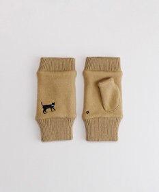 ORuKuBET おさんぽねこ刺繍フィンガーレスジャージグローブ(WOMEN)