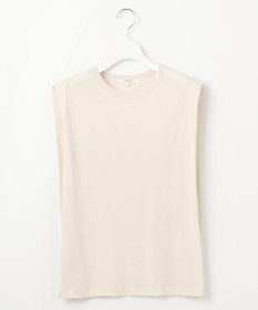 23区 S 【SLOW/一部店舗限定】シアーツイストシングルジャージー ノースリーブ カットソー