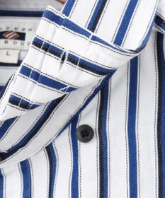 JOSEPH ABBOUD 【キングサイズ・吸水速乾・イージーケア】ソアロンストライプシャツ