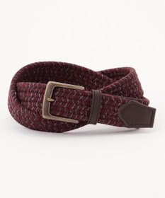 JOSEPH ABBOUD 【ストレッチ/ソフト/日本製】ウールメランジメッシュ ベルト