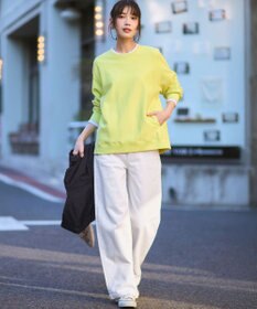 23区 L 【見上愛さん着用】シアーフライス レイヤード ロンTEE