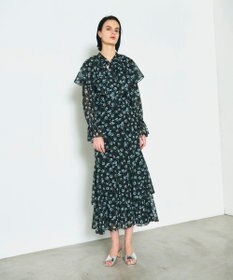 GRACE CONTINENTAL スモールフラワーマーメイドスカート