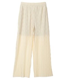 earth music&ecology リラックスセルフカットパンツ（Ｉｖｏｒｙ）