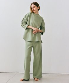 BEIGE， 【BEIGE,ecru/WEB限定・洗える】LOOP BACK / コットンスウェットリブトップス