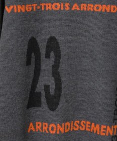 23区GOLF 【WOMEN】ロゴチェックジャガード　クルーネック ニット