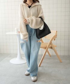 WEGO ダブルジップニットパーカー