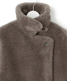 23区 S 【CanCam11月号掲載】ECOPELテディボア ダブルフロント アウター