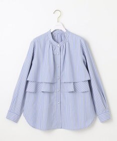 ANY SIS L 【洗える】ラッフルレイヤード ブラウス