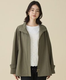 自由区 コットンリネンウェザーライト コート