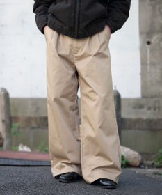 WEGO 別注RED　KAPタックワイドチノパンツ