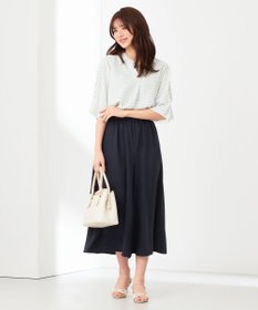 ANY SIS 【洗える】カフリングポイント ブラウス