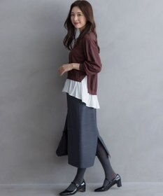 組曲 ストレッチクリアドッキング ニットプルオーバー