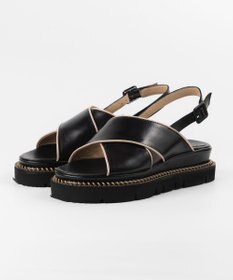 BONTRE 【LucaGrossi/ルカグロッシ】厚底クロスベルトサンダル/H300S-US