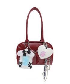 WEGO 【痛バ＆推し活】チャーム付きボストン痛バッグ