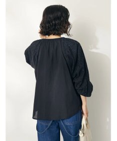 CRAFT STANDARD BOUTIQUE インド綿アイレット刺繍ブラウス