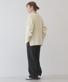 AMERICAN HOLIC バイパチラメ入りＶネック片畦ニットカーディガ