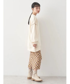 earth music&ecology 配色ルーズスウェット