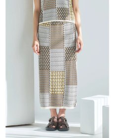 Green Parks ■ＥＳＣＡＲ　ダブルジャカードニットスカート