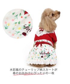 PET PARADISE 犬の服 犬 ディズニー ミニーマウス ワンピース 【小型犬】 チューリップ