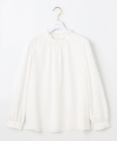 ANY SIS 【洗える】フリルネックスタンド ブラウス