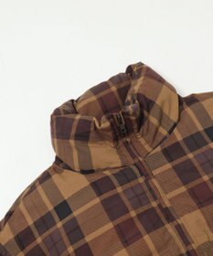 WEGO 【ユニセックス着用ITEM/MLサイズ展開】チェックパファーブルゾン