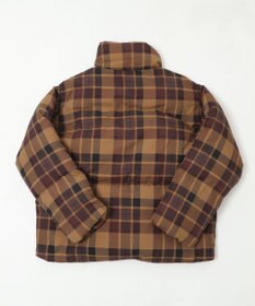 WEGO 【ユニセックス着用ITEM/MLサイズ展開】チェックパファーブルゾン