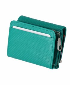 tsumori chisato CARRY クロスエンボス 3つ折りミニ財布