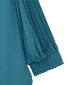 YECCA VECCA ラインプリーツスリーブシャツ